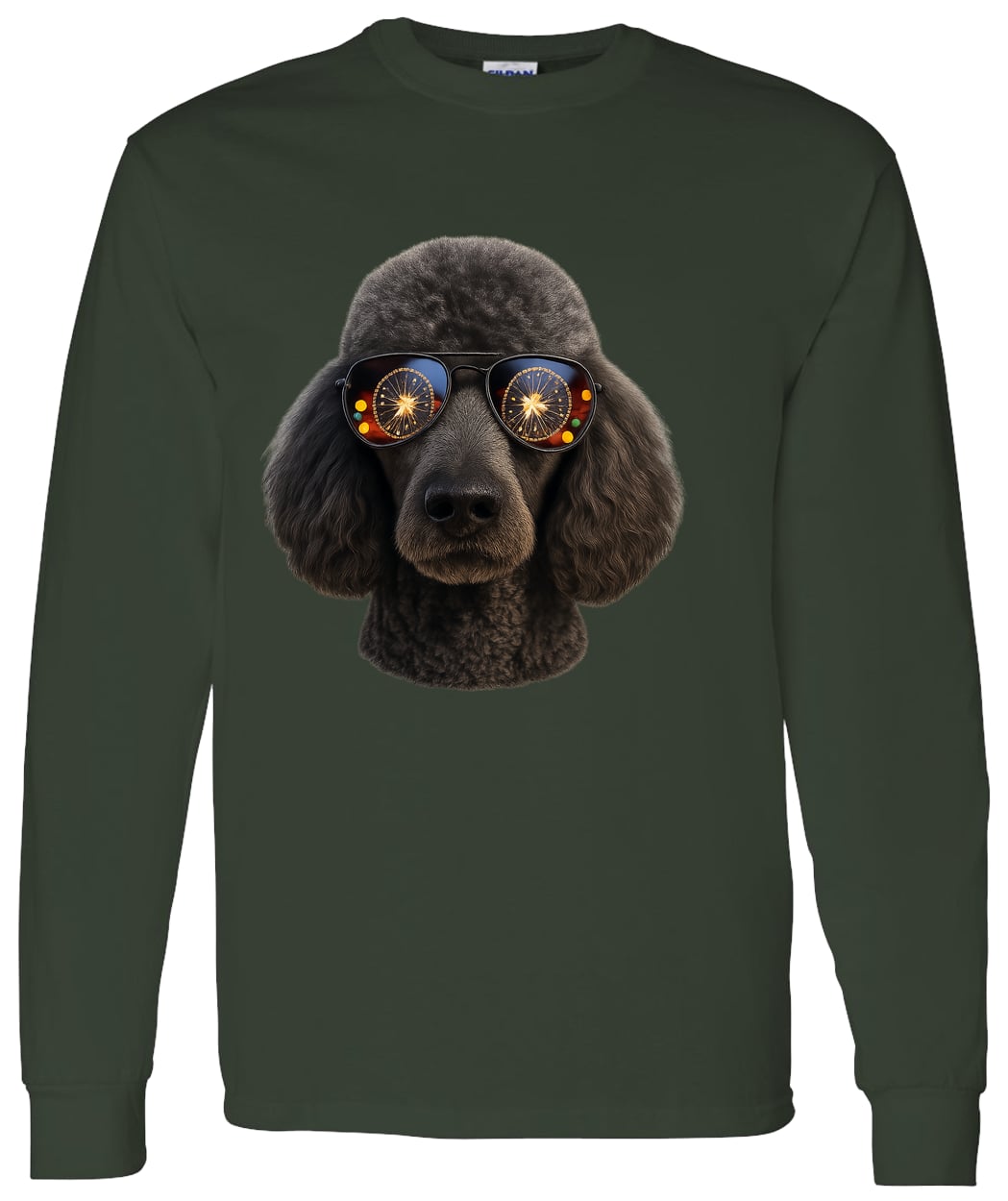 G540 LS T-Shirt 5.3 oz. - Forest Green
