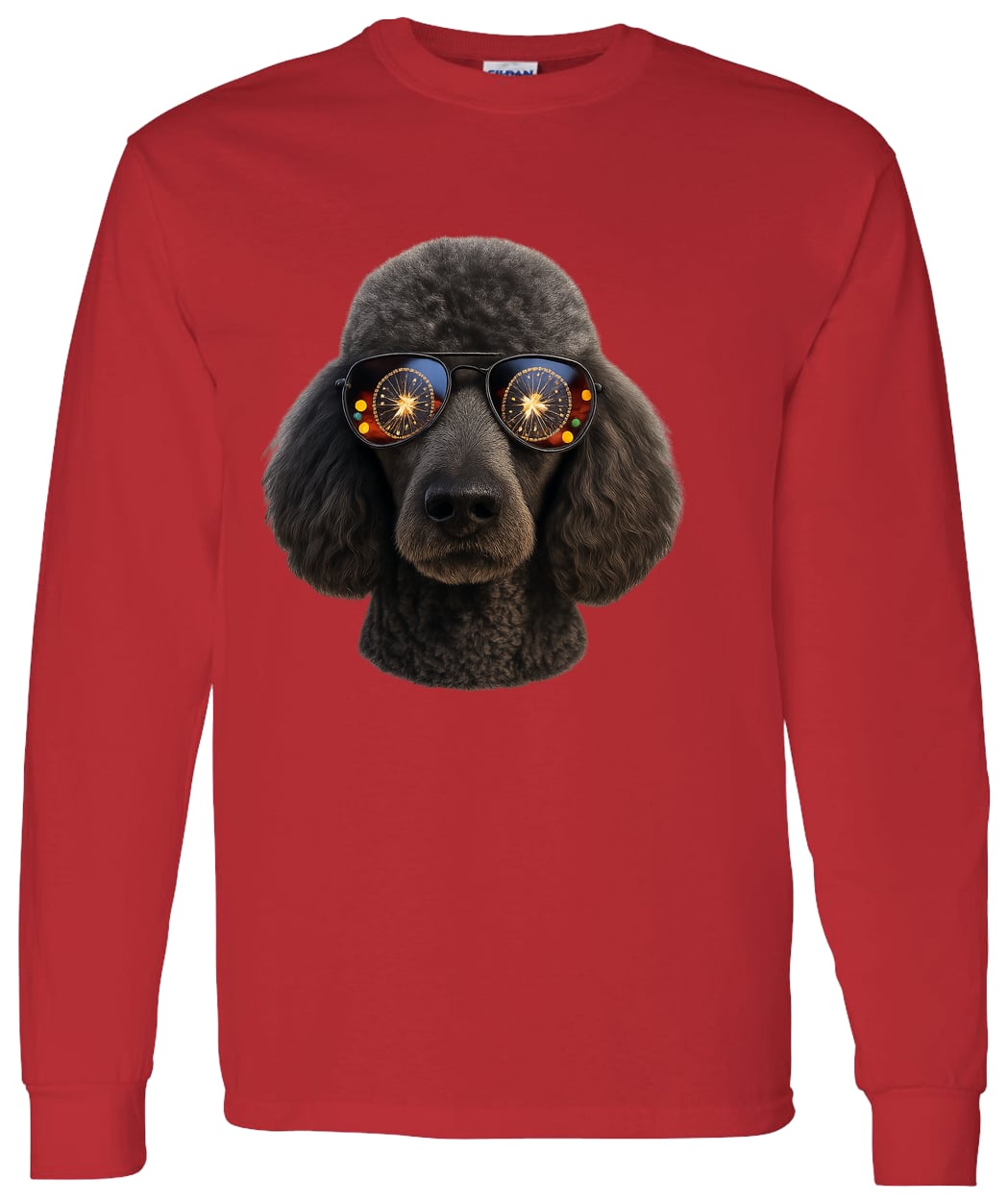 G540 LS T-Shirt 5.3 oz. - Red