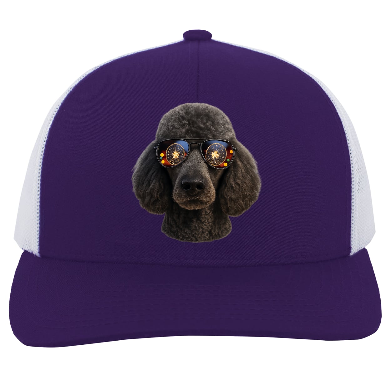 104C Trucker Snap Back - Purple/White