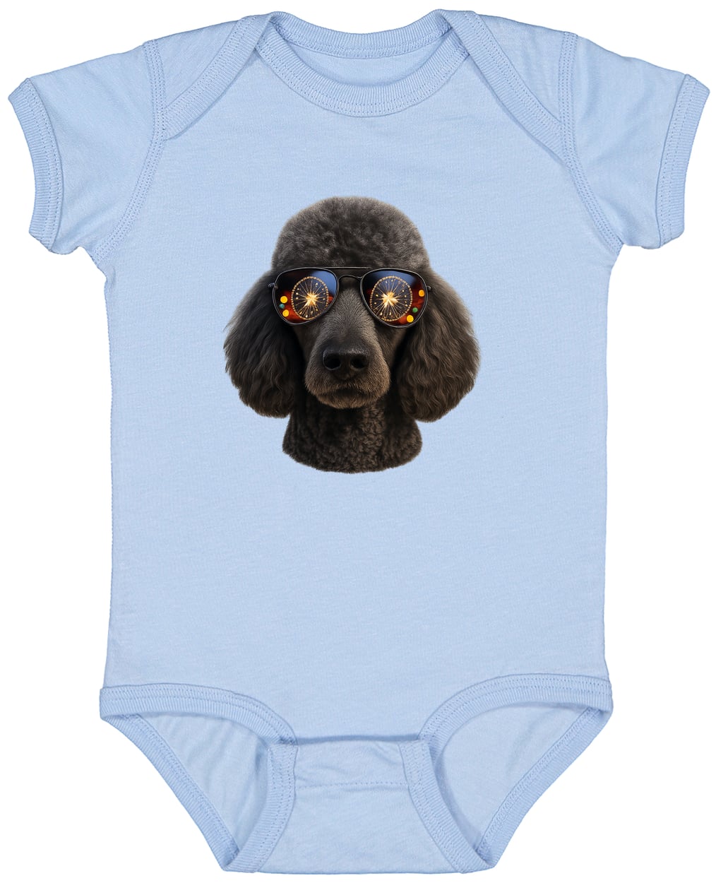 4424 Infant Fine Jersey Bodysuit - Light Blue