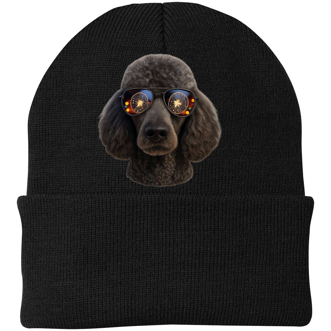 CP90 Port & Company Knit Beanie - Black