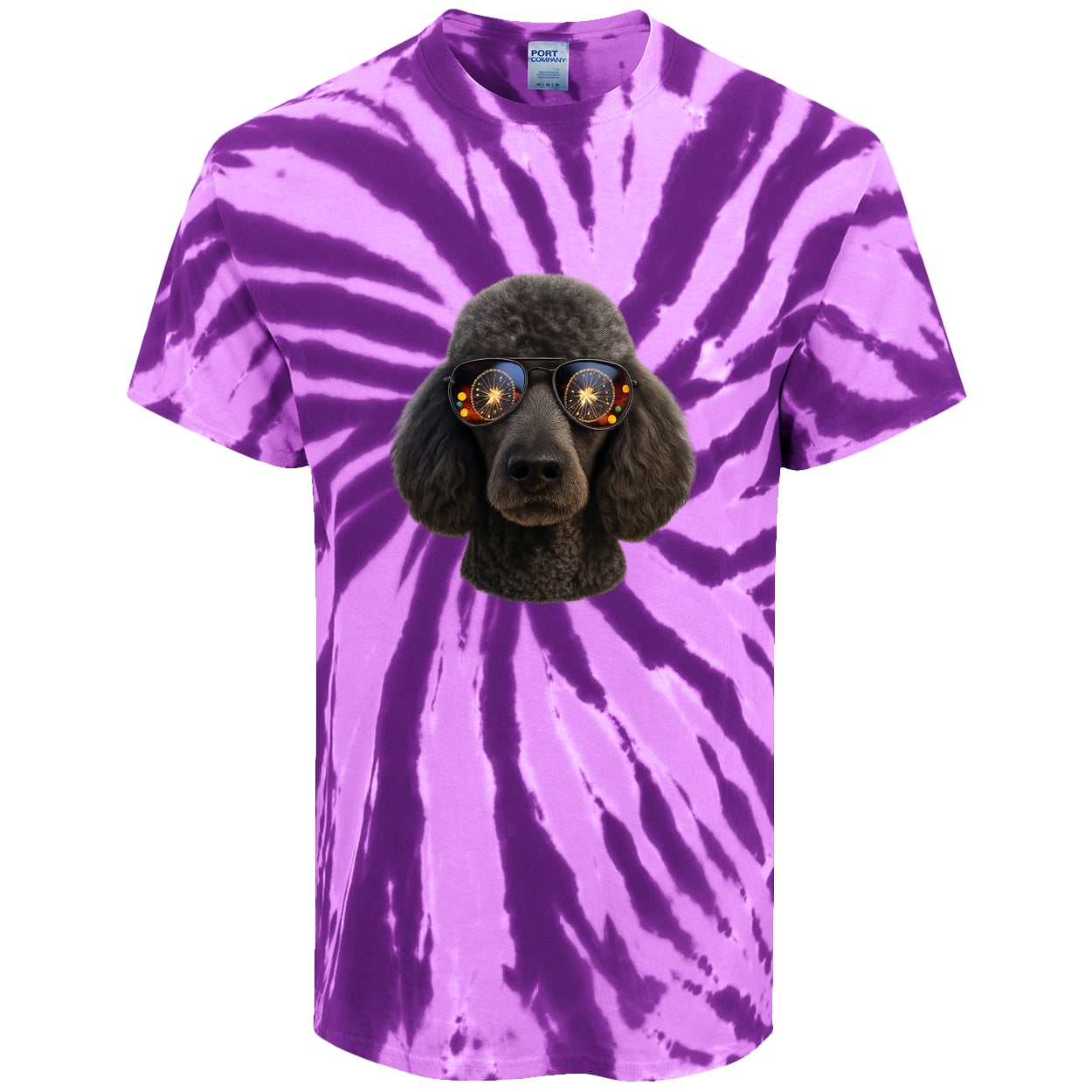 PC147 Port & Company Tie-Dye Tee - Purple
