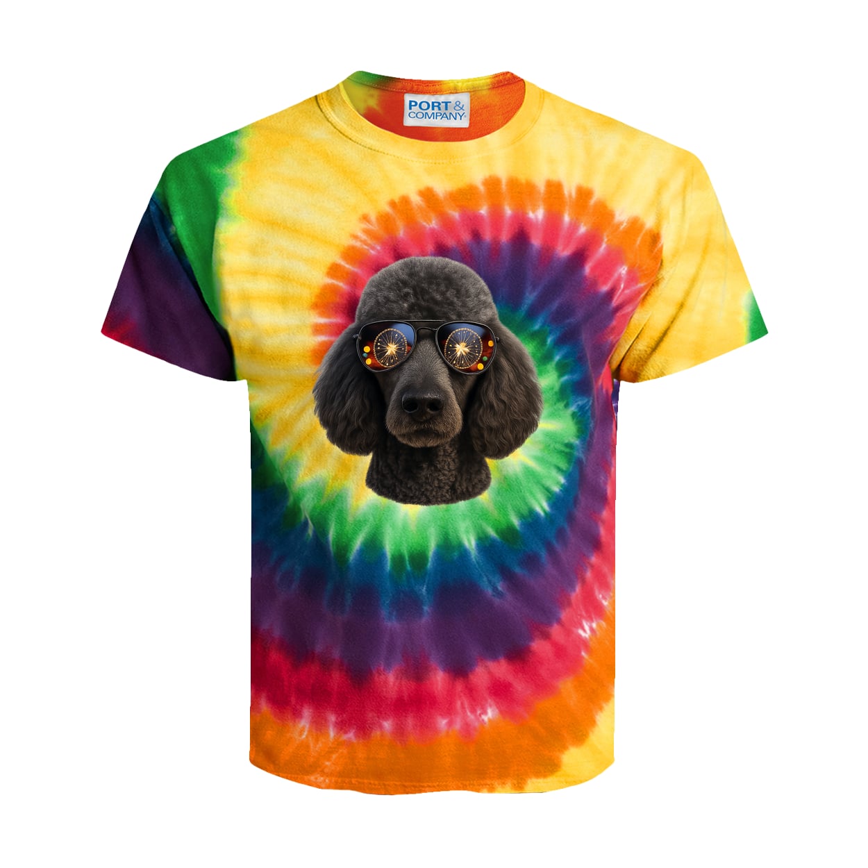 PC147Y Port & Company Kids Tie-Dye Tee - Rainbow