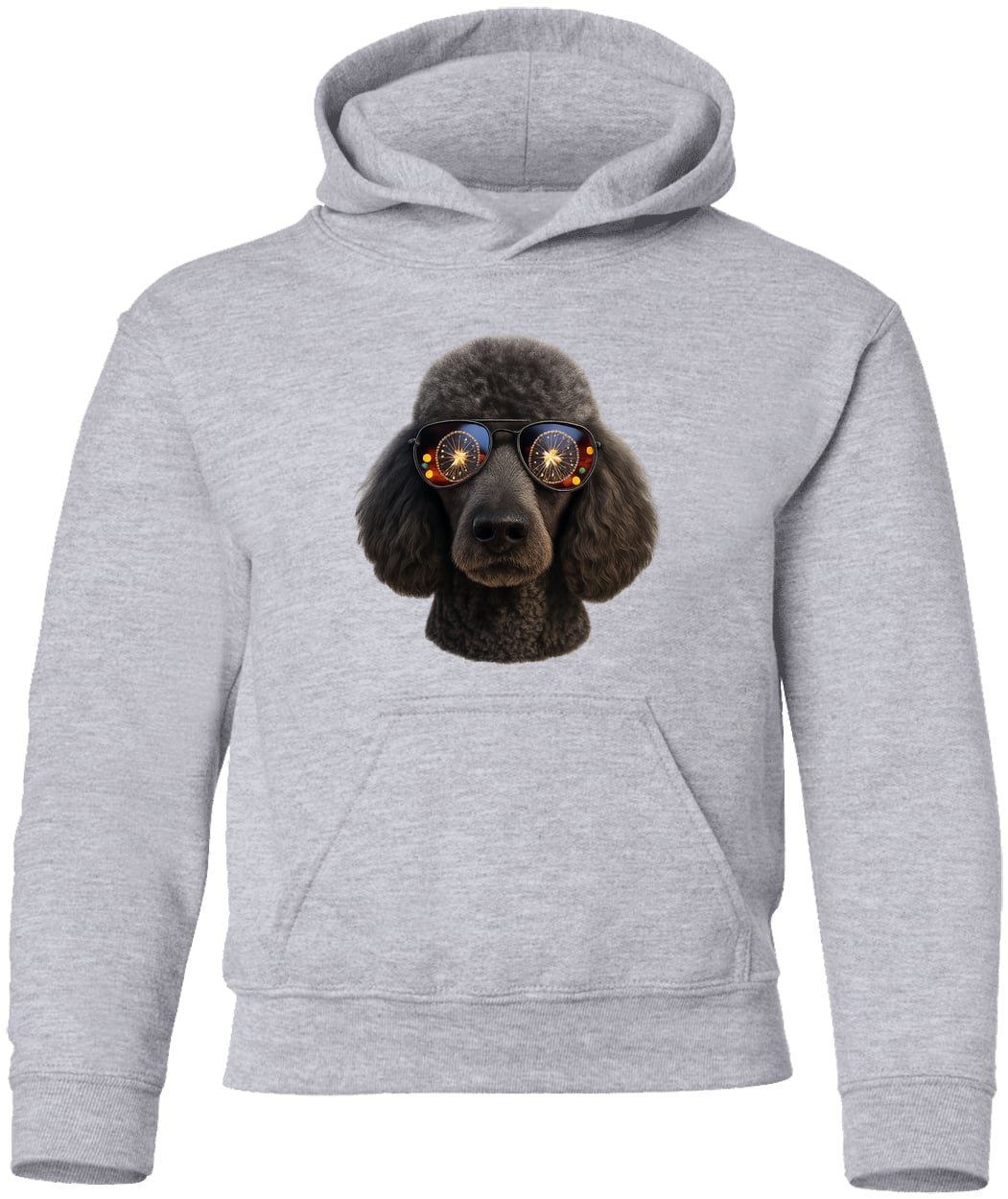 G185B Gildan Youth Pullover Hoodie - Sport Grey