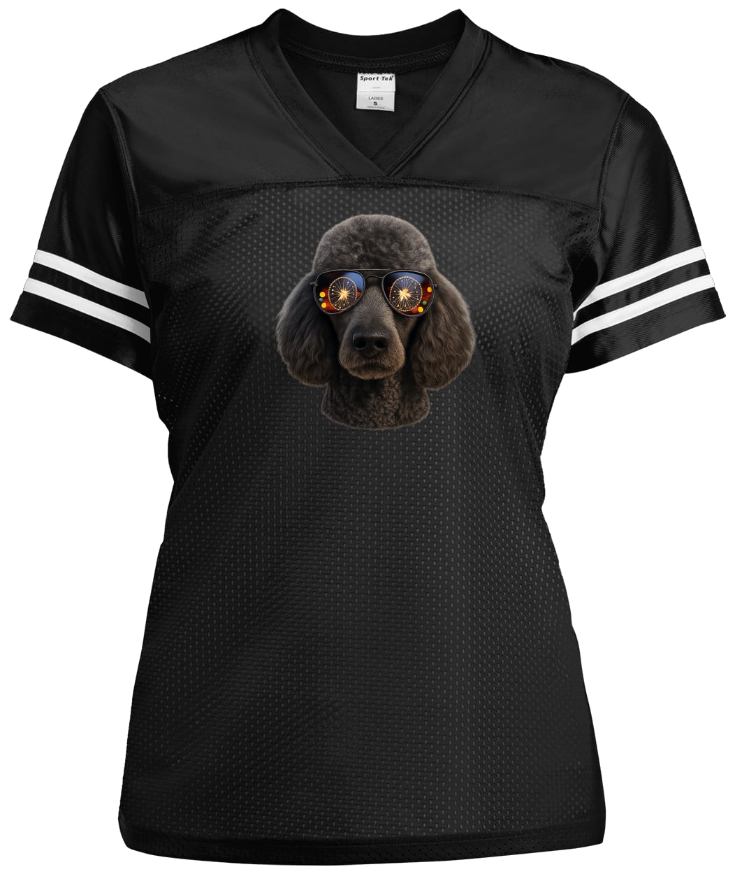 LST307 Sport-Tek Ladies' Replica Jersey - Black/White