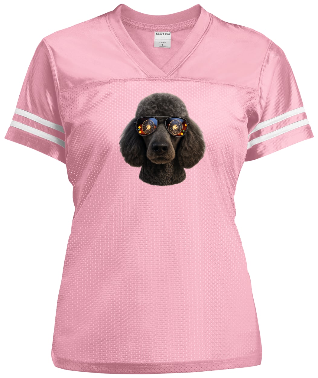 LST307 Sport-Tek Ladies' Replica Jersey - Light Pink/White
