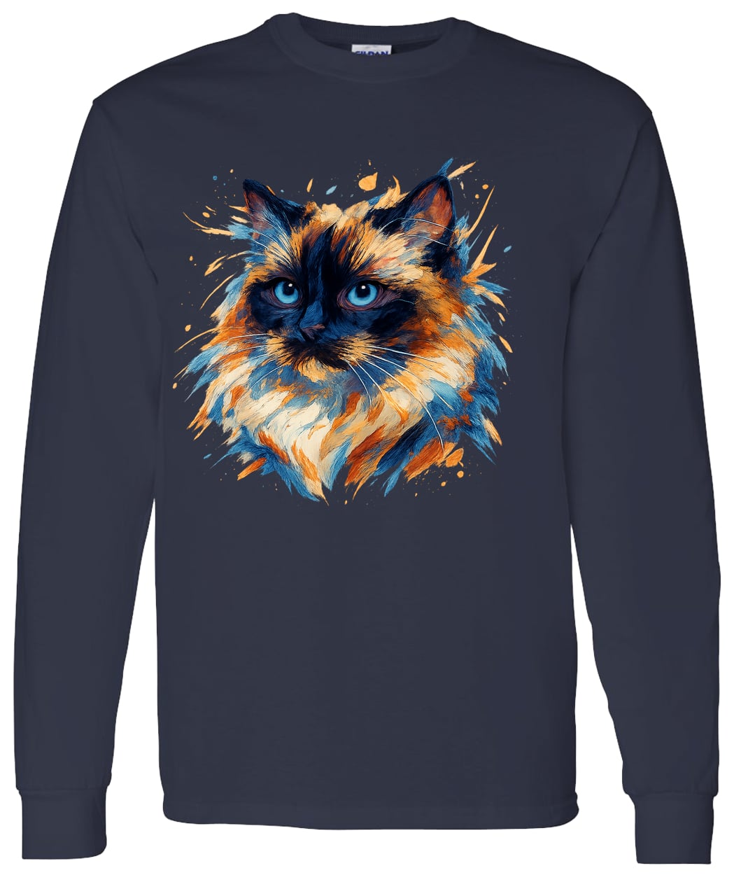 G540 LS T-Shirt 5.3 oz. - Navy