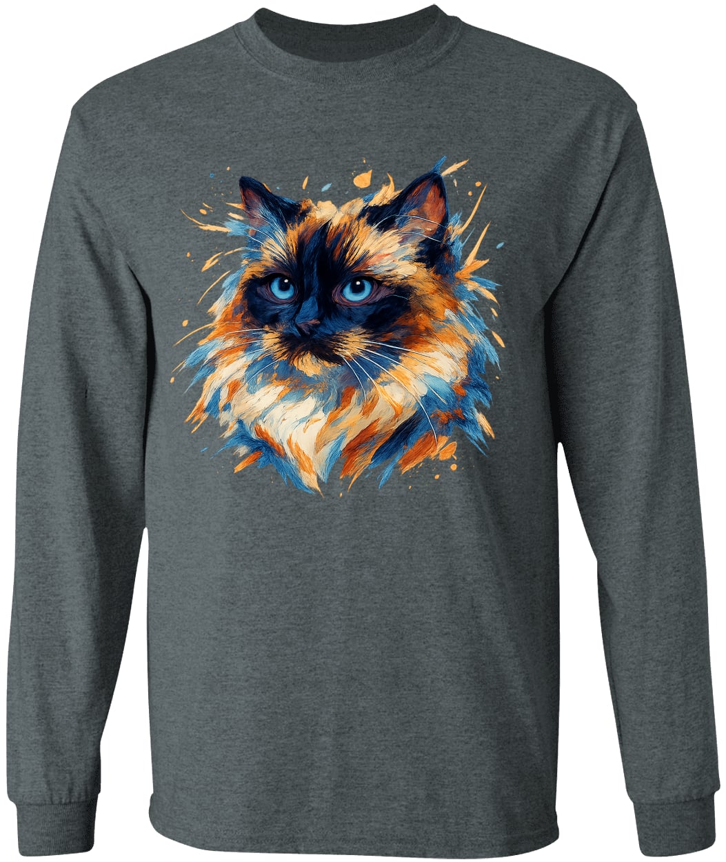 G540 LS T-Shirt 5.3 oz. - Dark Heather
