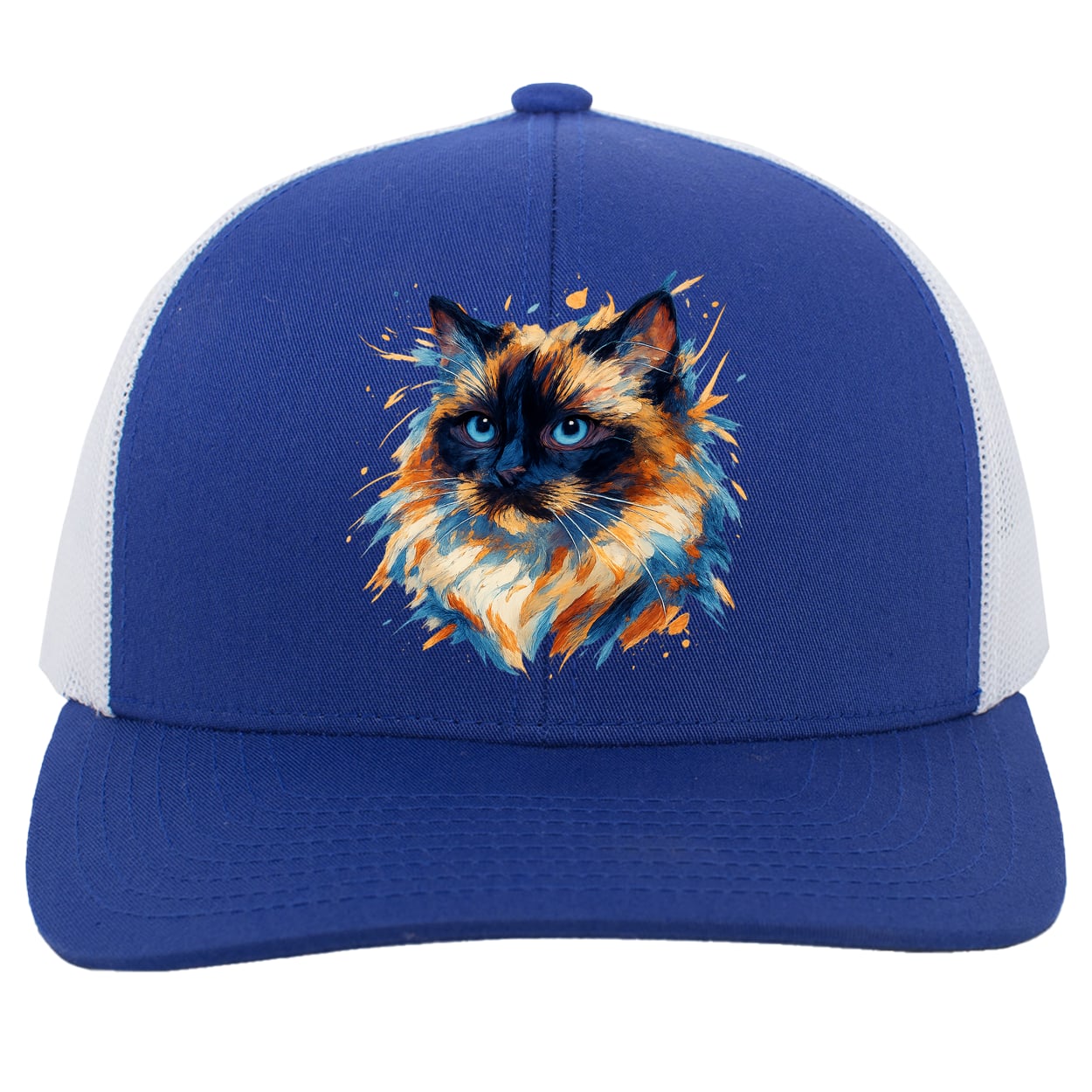 104C Trucker Snap Back - Royal/White