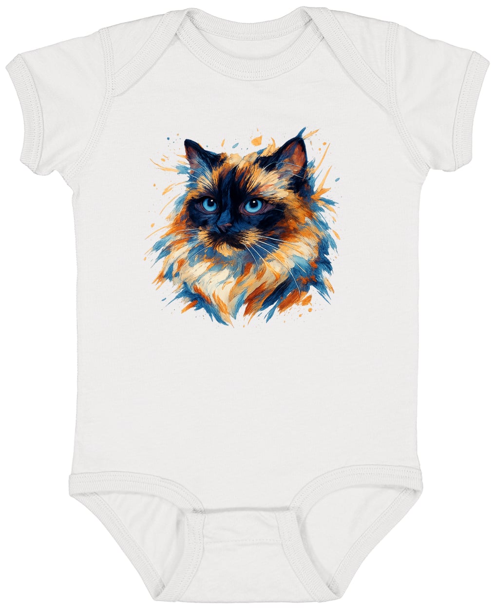4424 Infant Fine Jersey Bodysuit - White