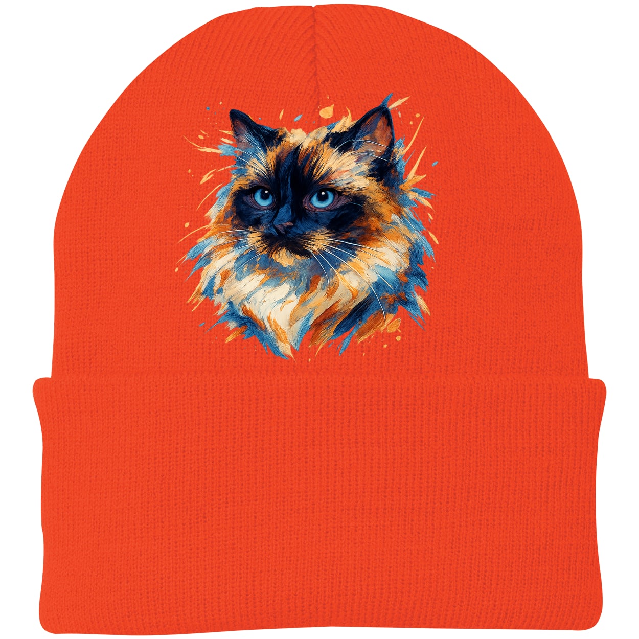 CP90 Port & Company Knit Beanie - Athletic Orange