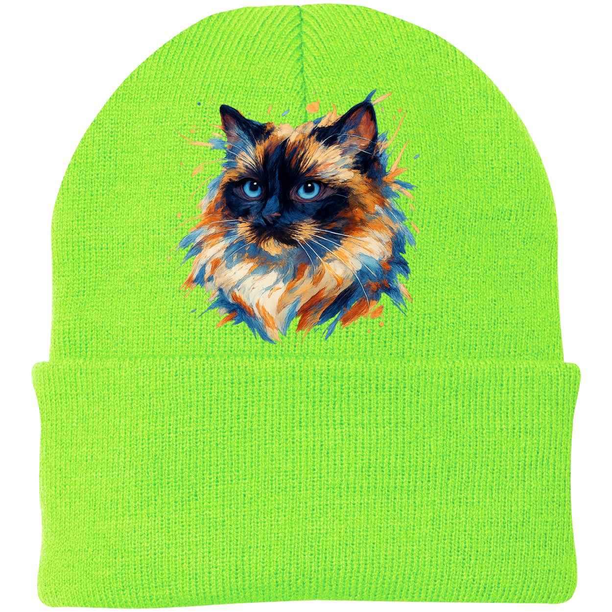 CP90 Port & Company Knit Beanie - Neon Green