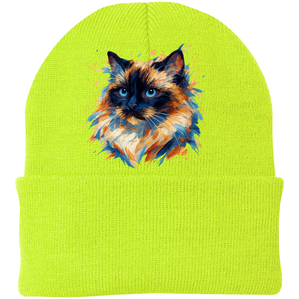 CP90 Port & Company Knit Beanie - Neon Yellow