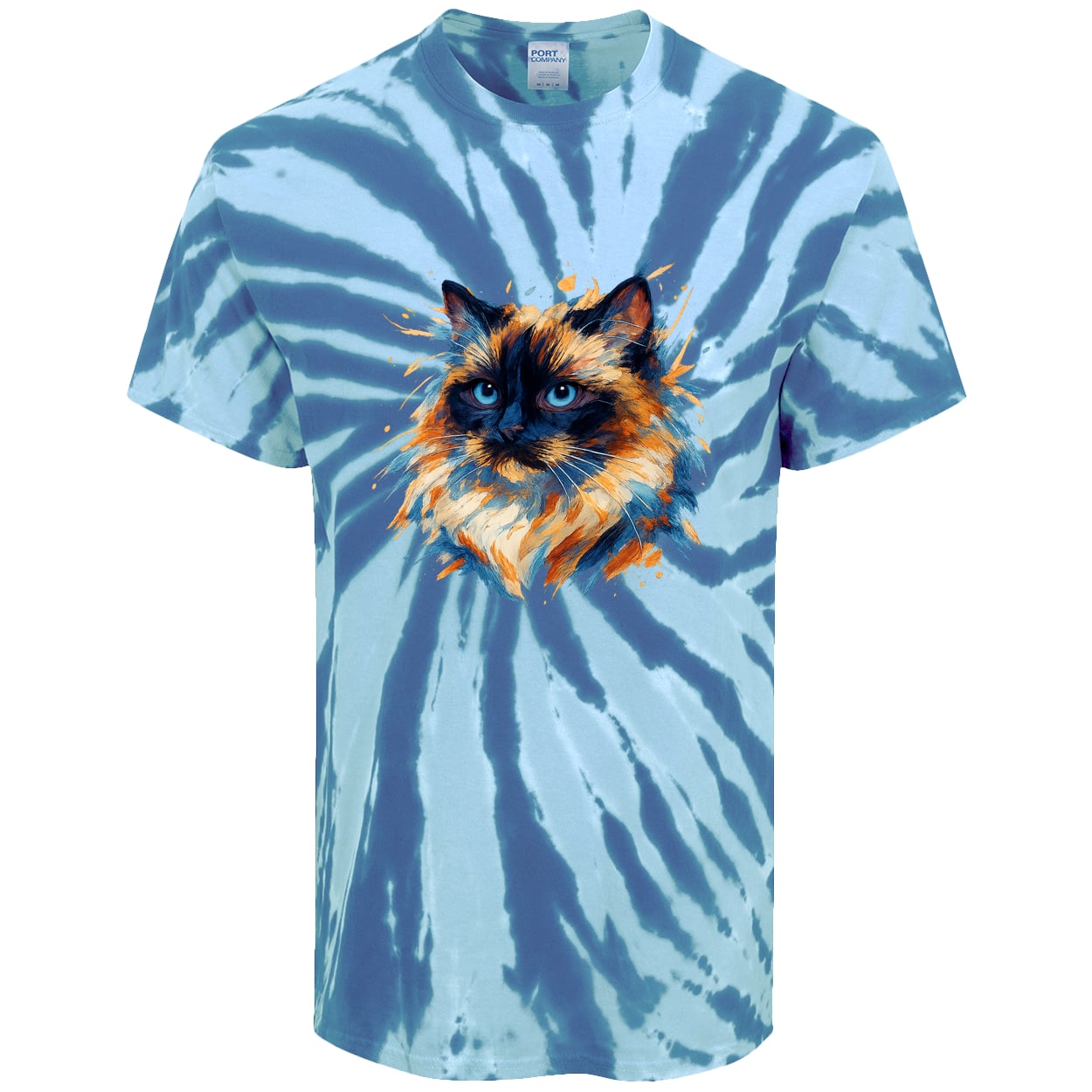 PC147 Port & Company Tie-Dye Tee - Royal