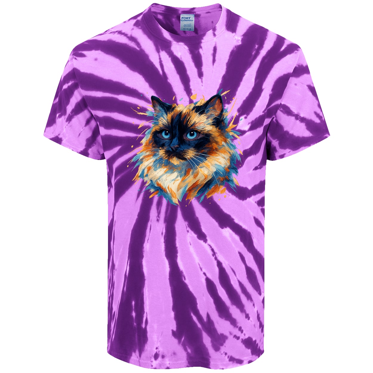 PC147 Port & Company Tie-Dye Tee - Purple