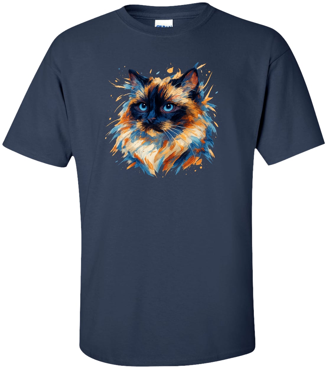 G200T Gildan Mens Tall Ultra Cotton Tee - Navy