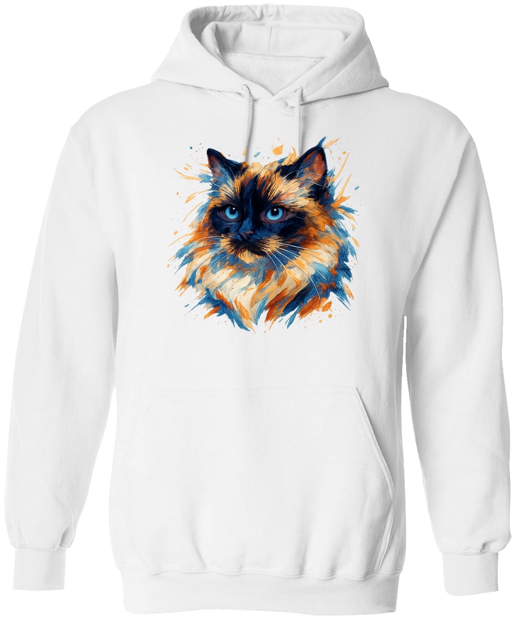 G185 Gildan Pullover Hoodie - White
