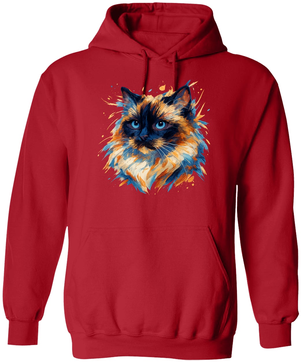 G185 Gildan Pullover Hoodie - Red