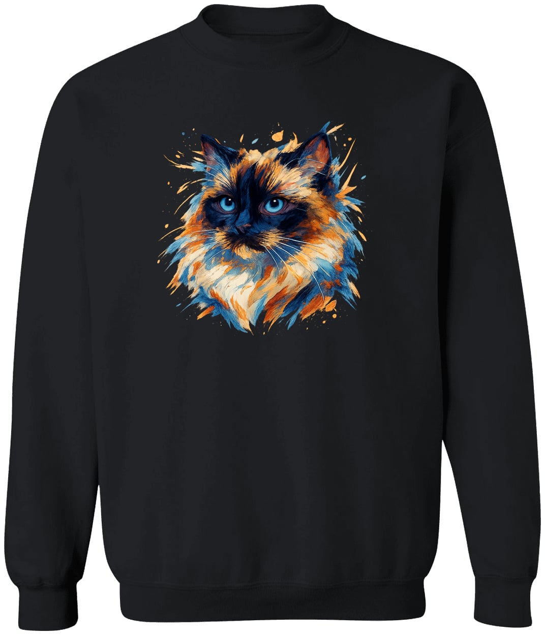 G180 Gildan Crewneck Pullover Sweatshirt - Black