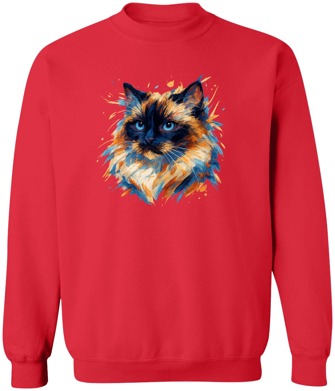 G180 Gildan Crewneck Pullover Sweatshirt - Red