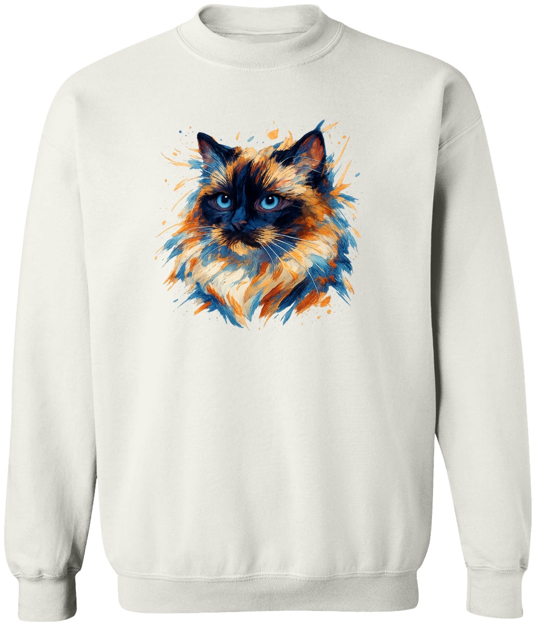 G180 Gildan Crewneck Pullover Sweatshirt - White