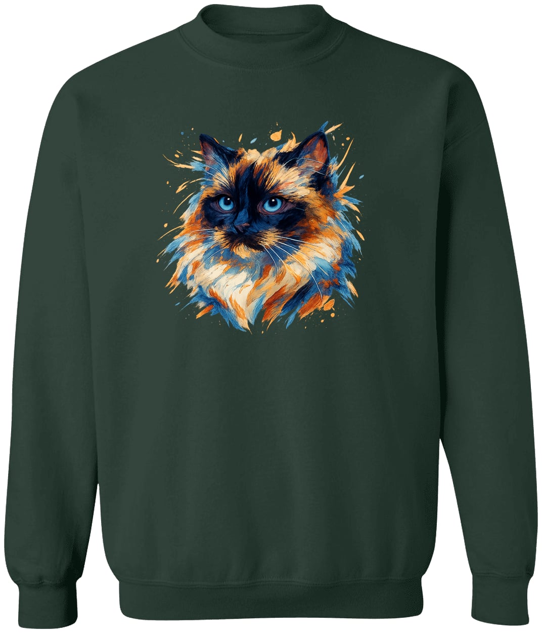 G180 Gildan Crewneck Pullover Sweatshirt - Forest Green