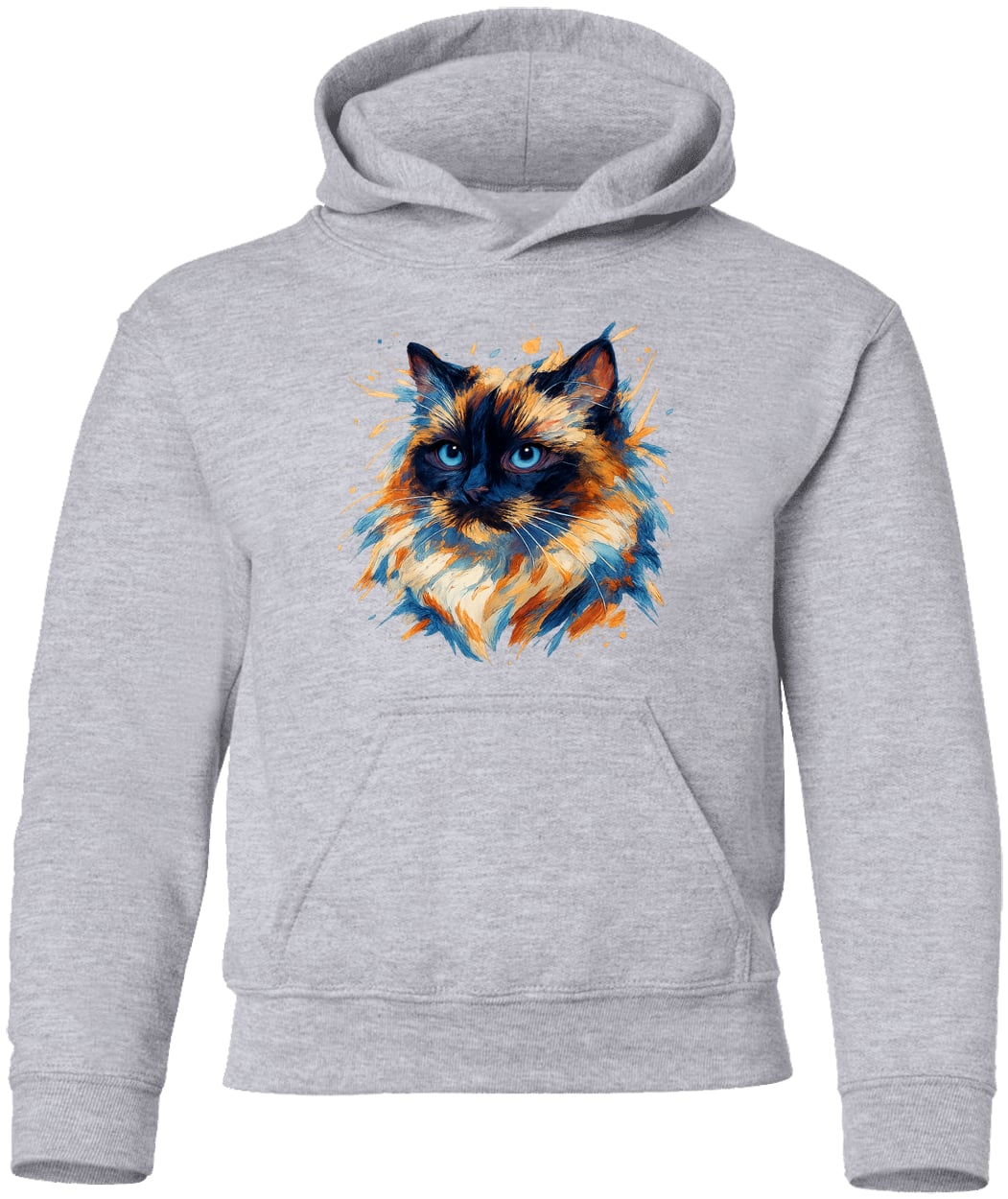 G185B Gildan Youth Pullover Hoodie - Sport Grey