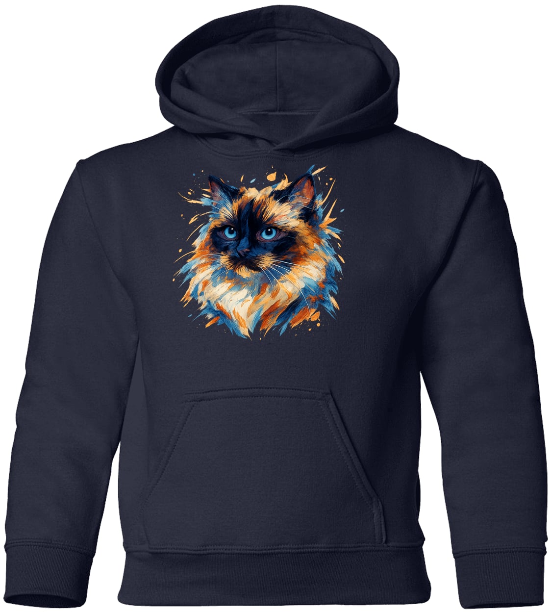 G185B Gildan Youth Pullover Hoodie - Navy
