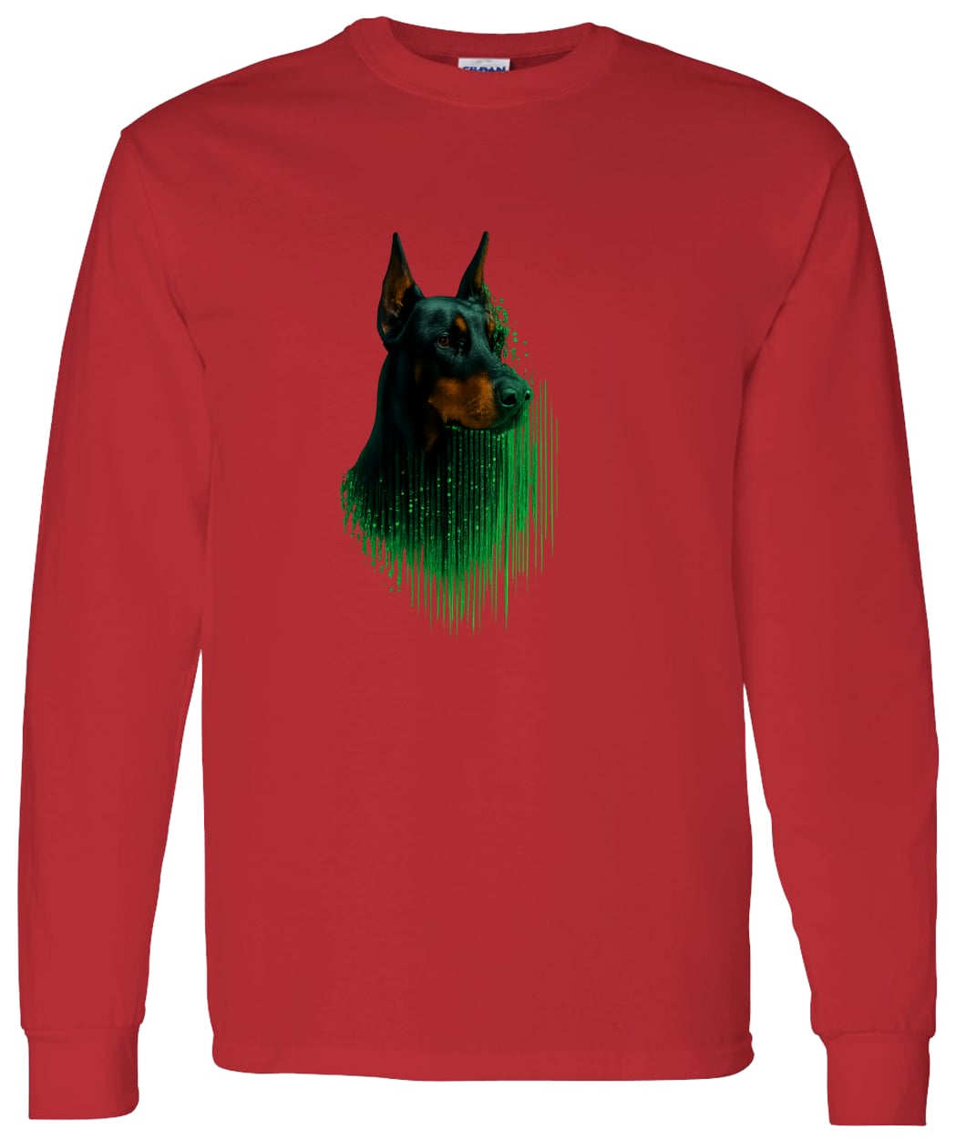 G540 LS T-Shirt 5.3 oz. - Red