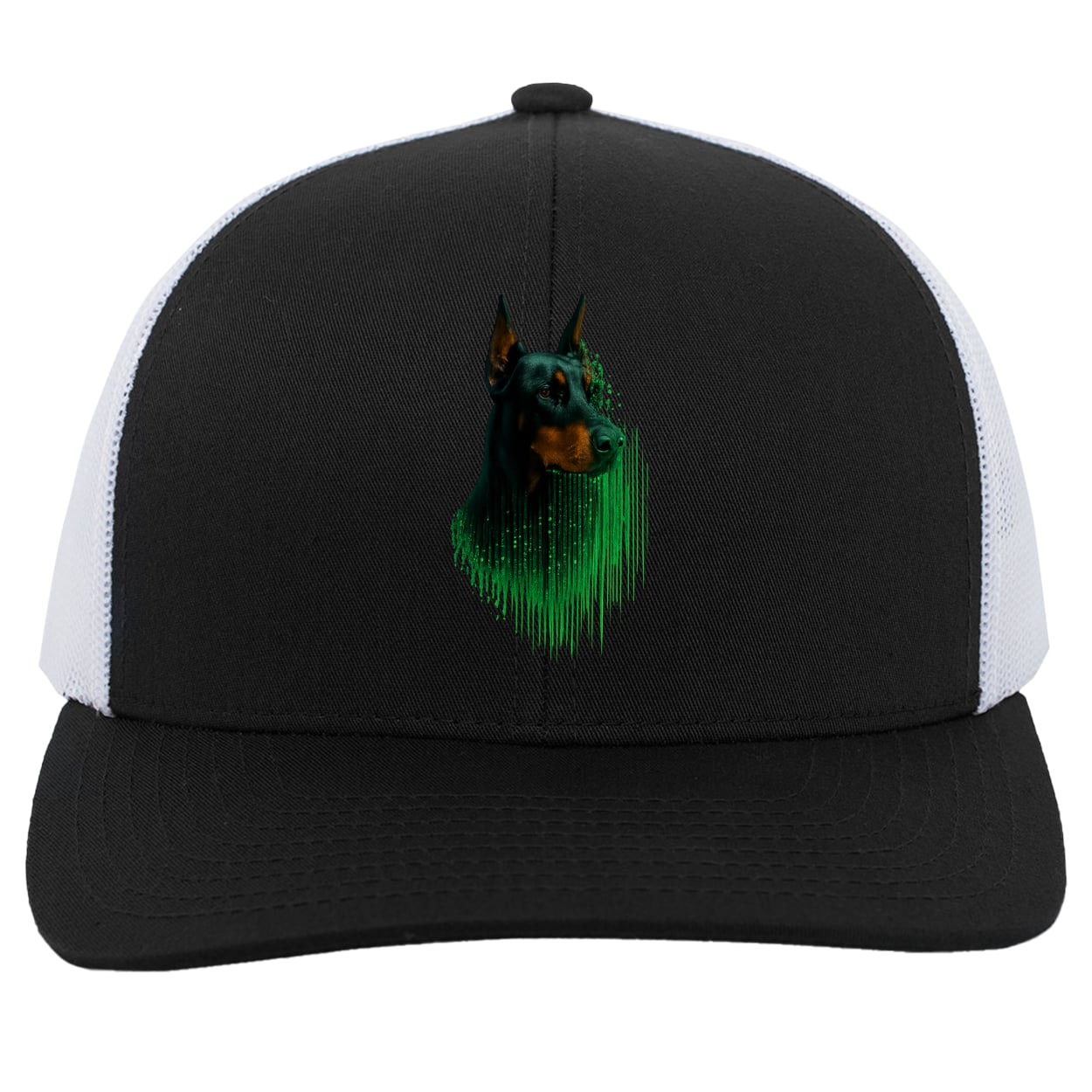 104C Trucker Snap Back - Black/White