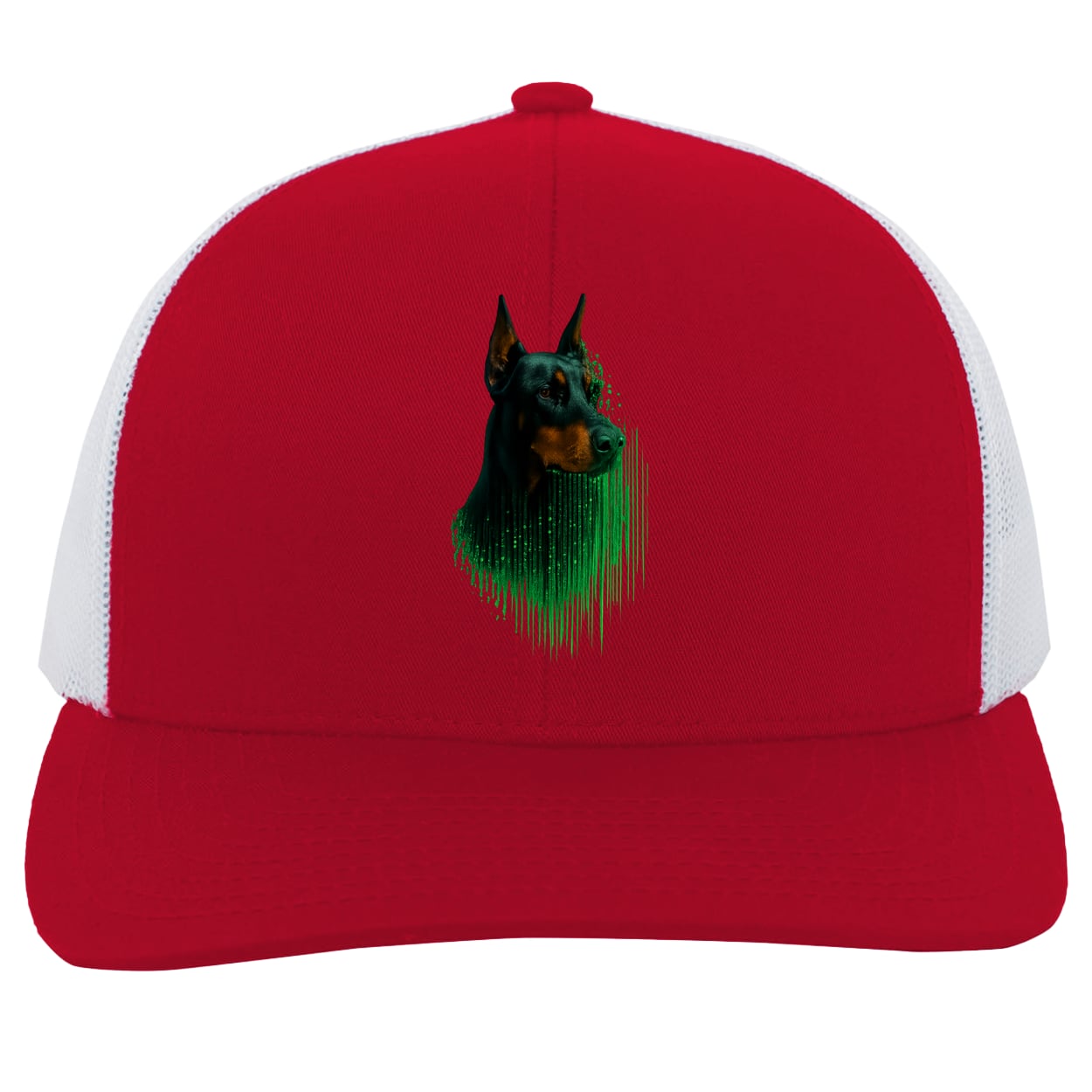104C Trucker Snap Back - Red/White