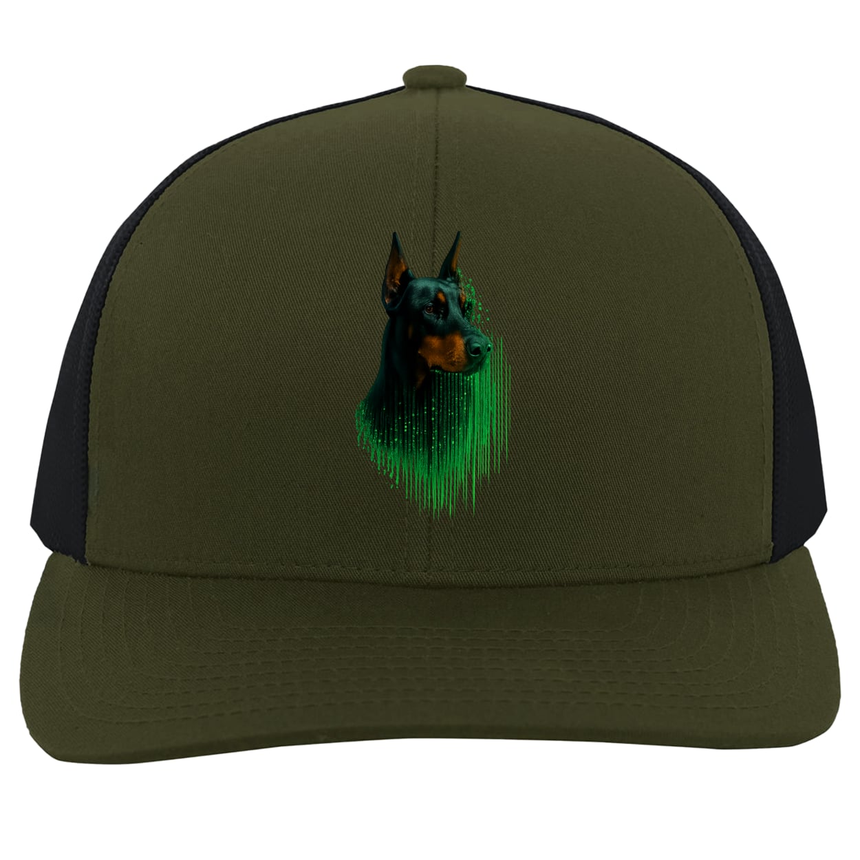104C Trucker Snap Back - Moss/Charcoal