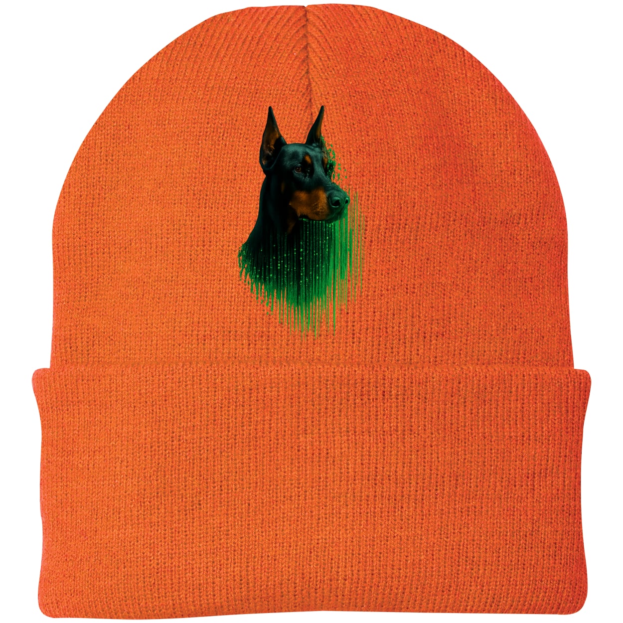 CP90 Port & Company Knit Beanie - Neon Orange
