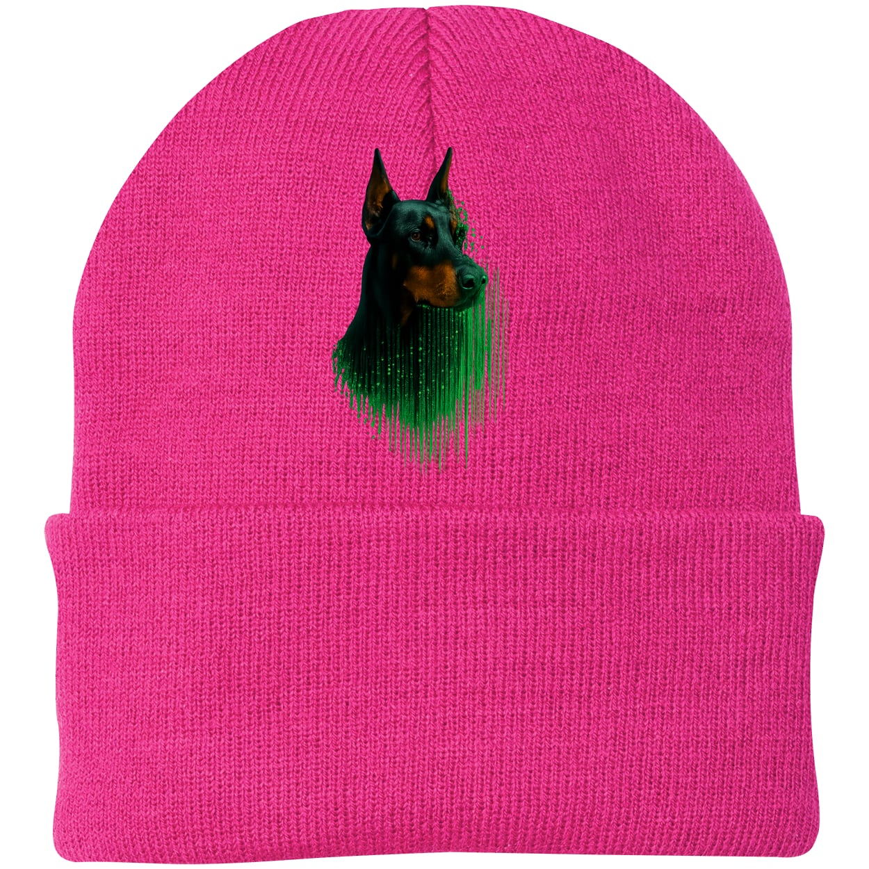 CP90 Port & Company Knit Beanie - Neon Pink