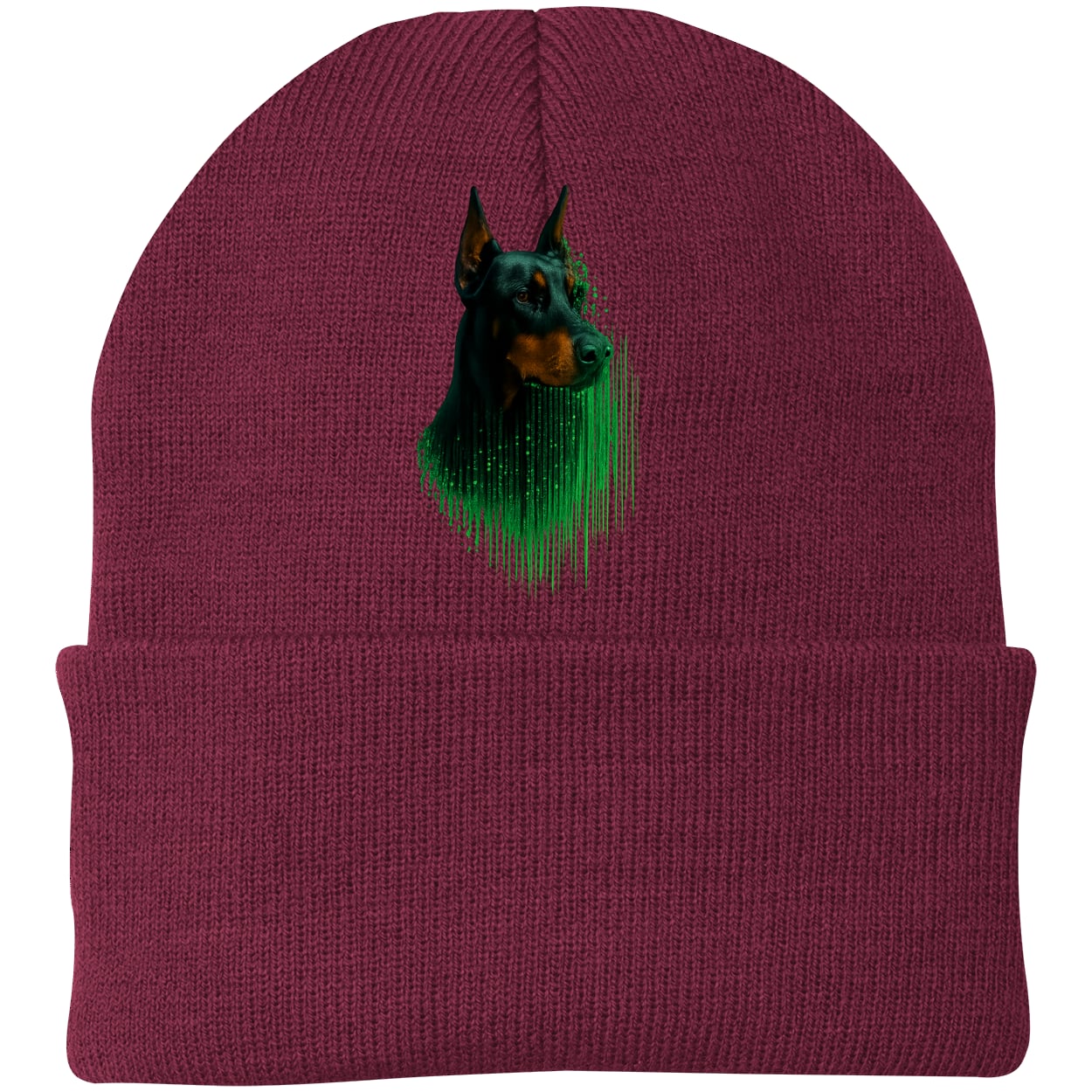 CP90 Port & Company Knit Beanie - Maroon