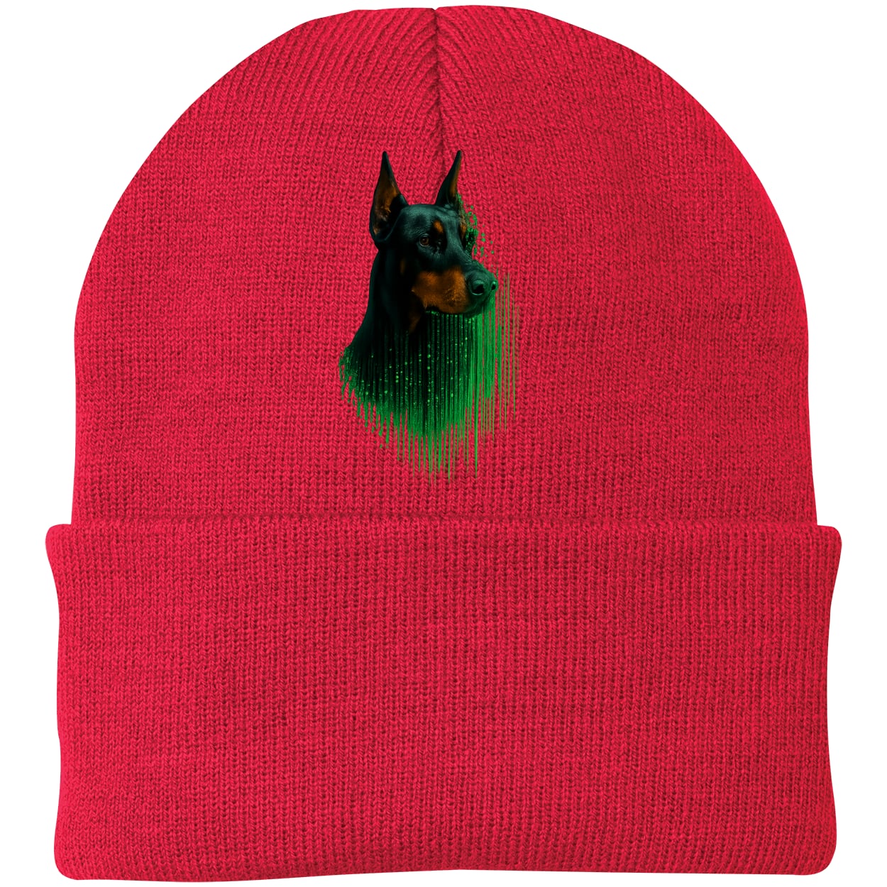 CP90 Port & Company Knit Beanie - Athletic Red