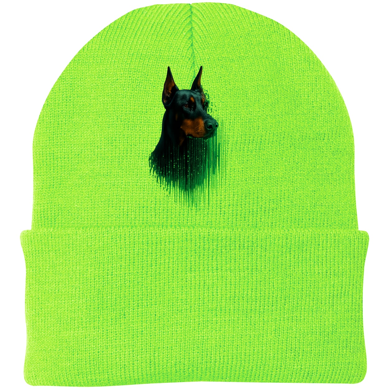 CP90 Port & Company Knit Beanie - Neon Green