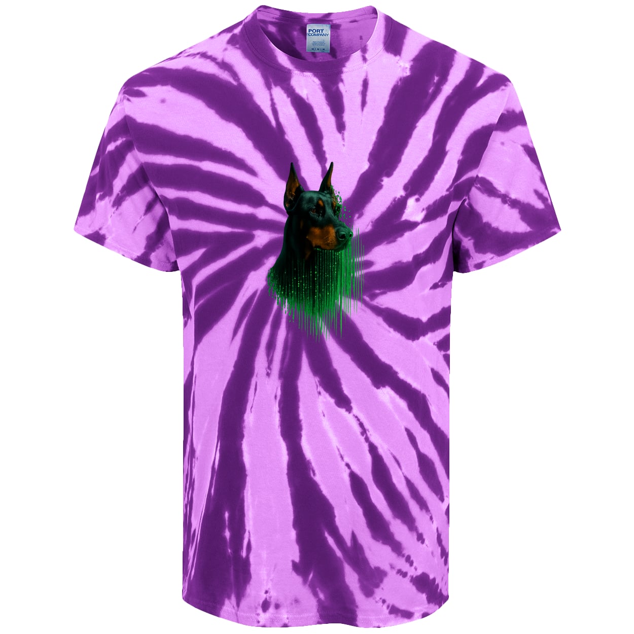 PC147 Port & Company Tie-Dye Tee - Purple