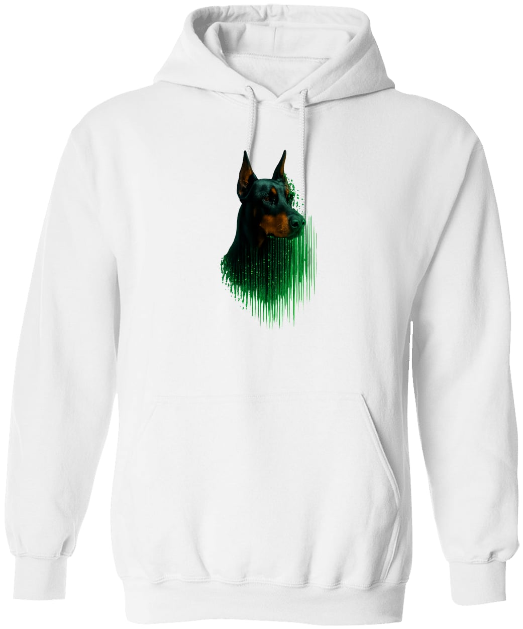 G185 Gildan Pullover Hoodie - White