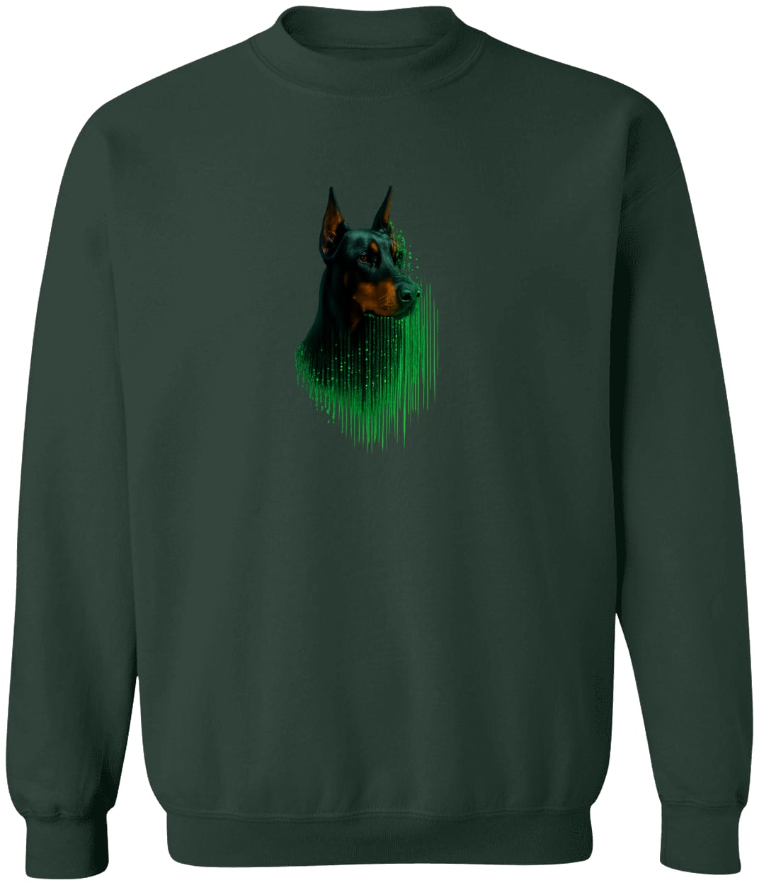 G180 Gildan Crewneck Pullover Sweatshirt - Forest Green