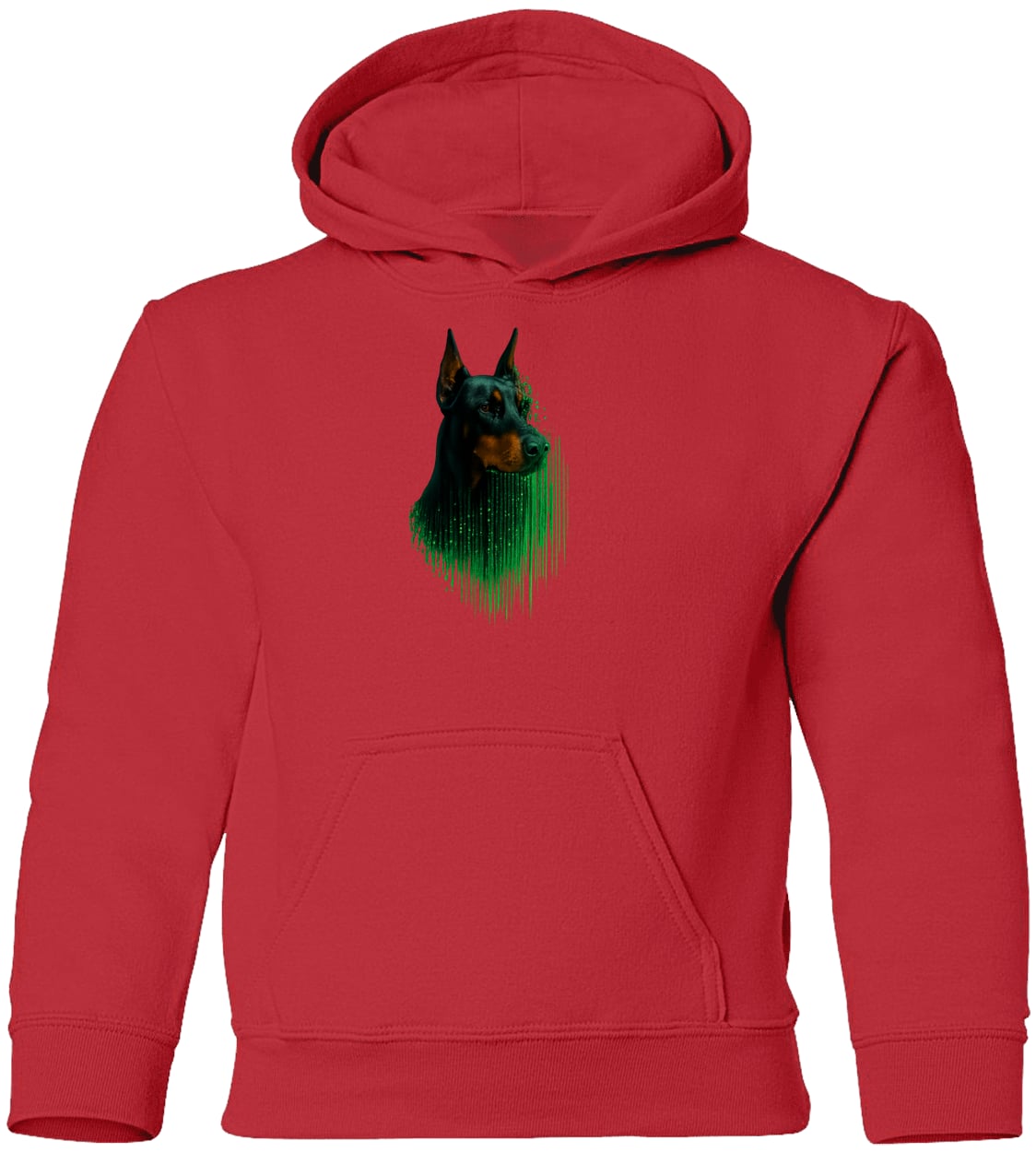 G185B Gildan Youth Pullover Hoodie - Red