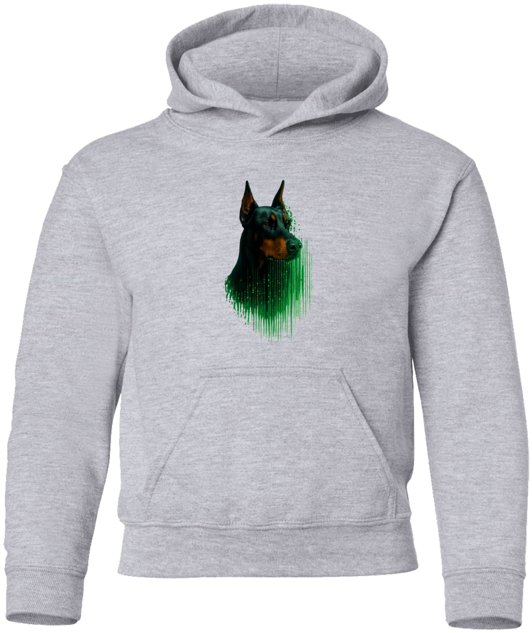 G185B Gildan Youth Pullover Hoodie - Sport Grey