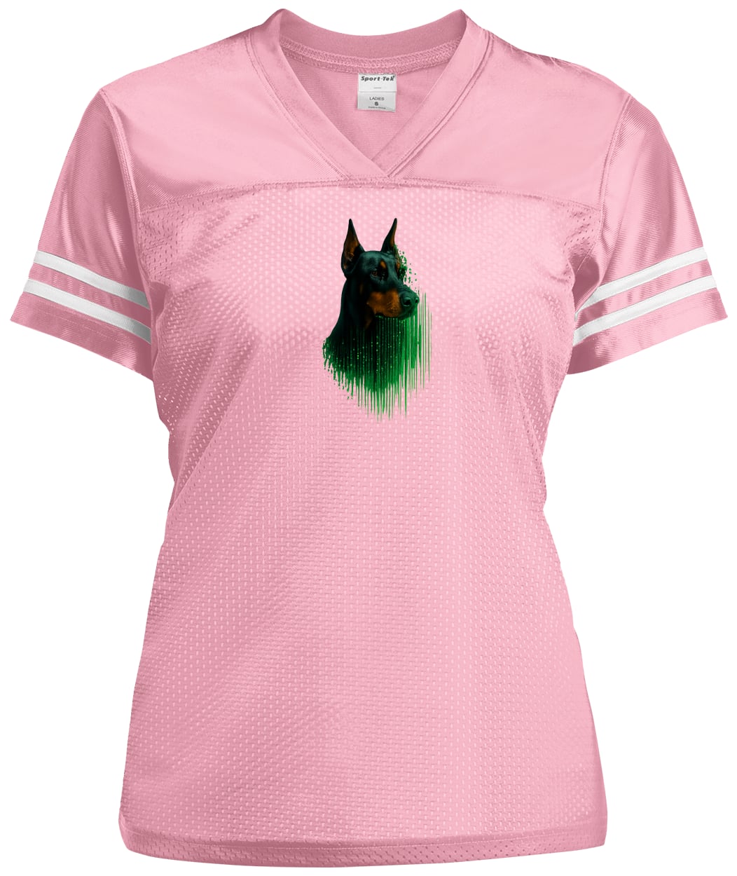 LST307 Sport-Tek Ladies' Replica Jersey - Light Pink/White