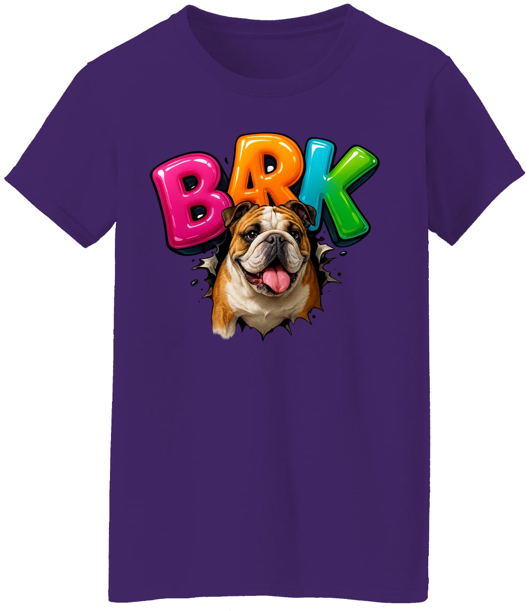 G500L Ladies' 5.3 oz. T-Shirt - Purple