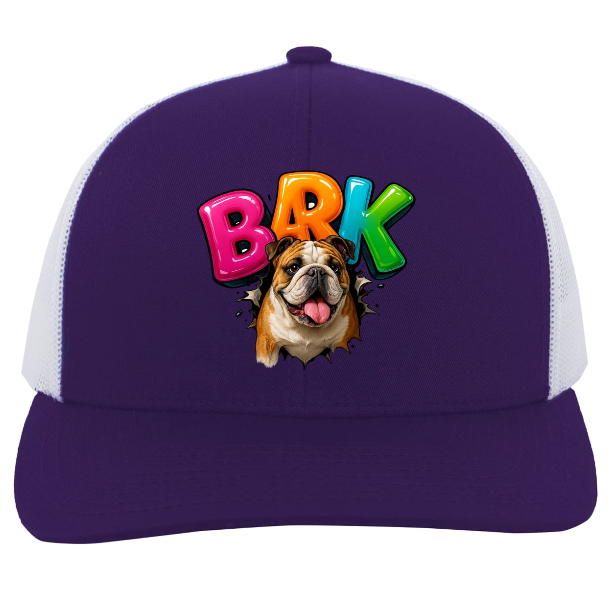 104C Trucker Snap Back - Purple/White