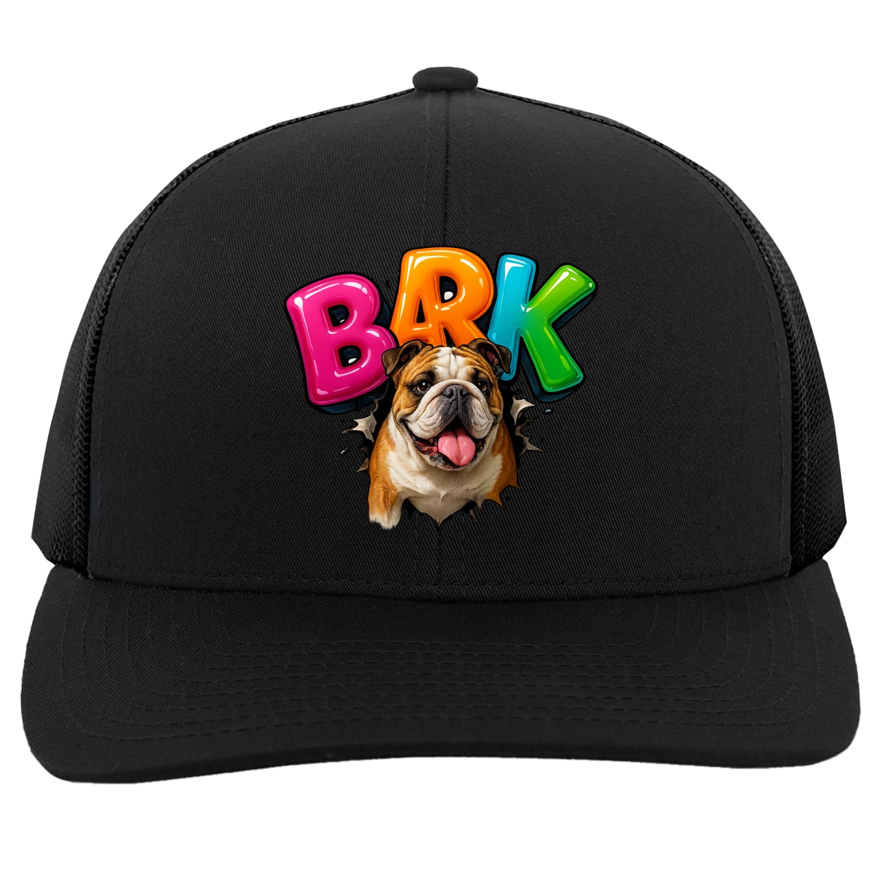 104C Trucker Snap Back - Black