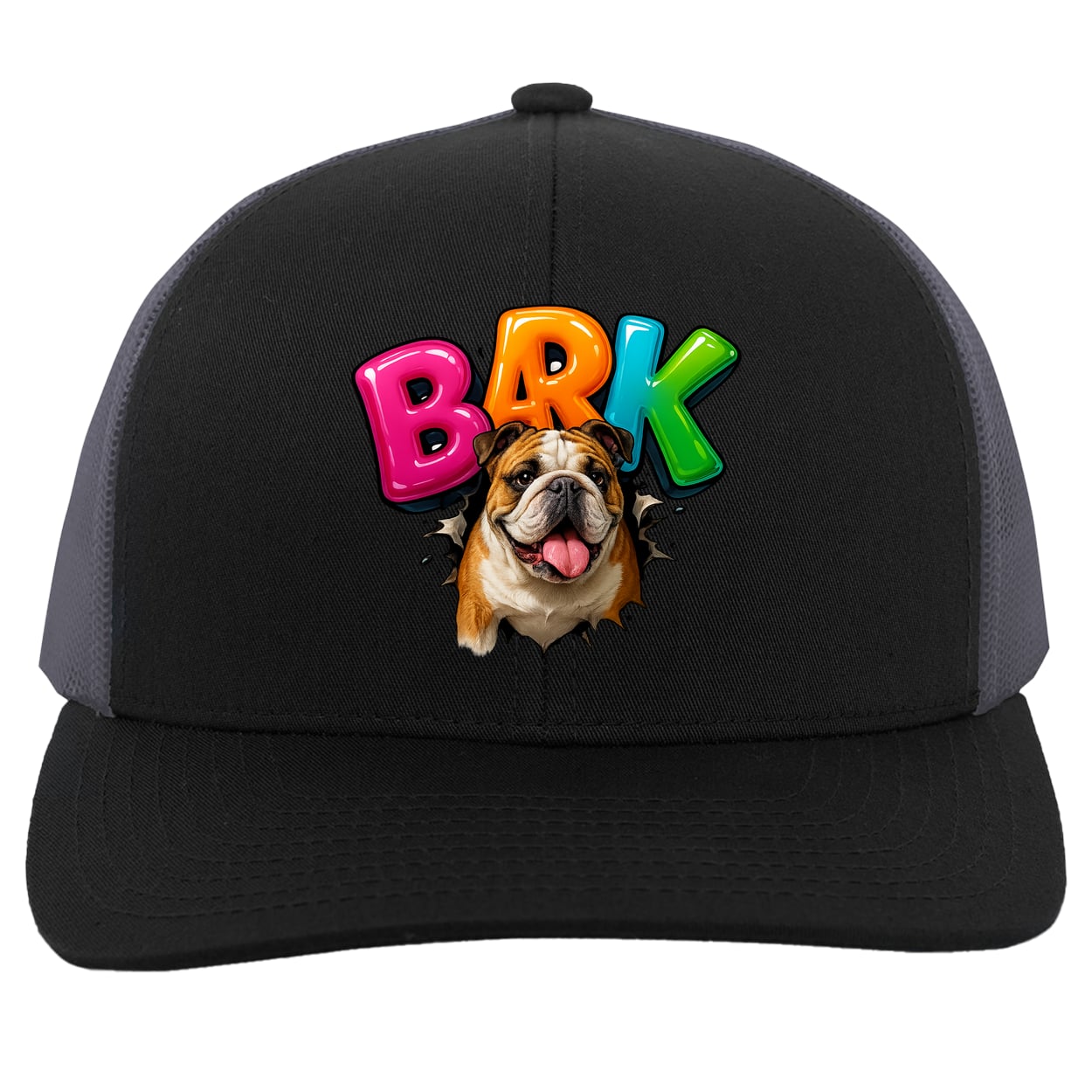 104C Trucker Snap Back - Black/Graphite