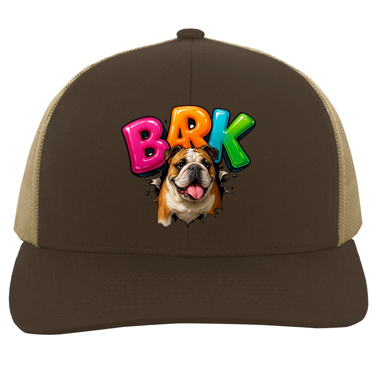 104C Trucker Snap Back - Brown/Khaki