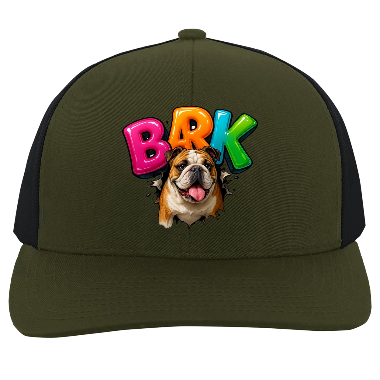 104C Trucker Snap Back - Moss/Charcoal