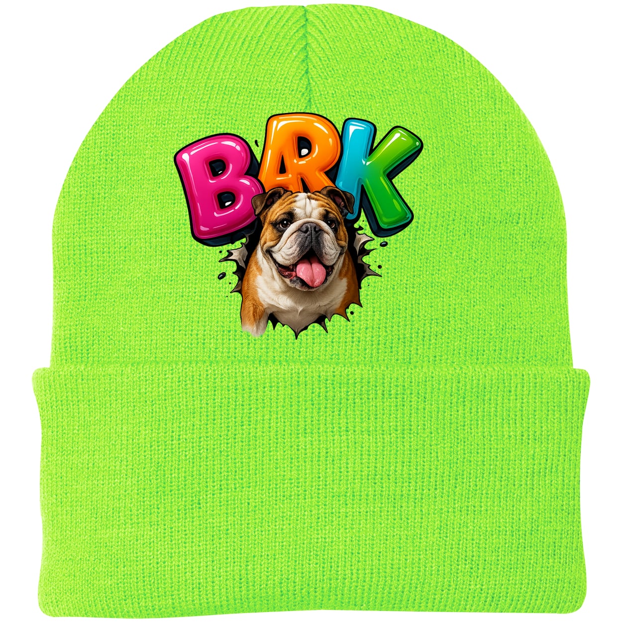 CP90 Port & Company Knit Beanie - Neon Green